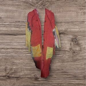 NWOT Colorful Patchwork Jacket